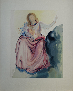 Salvador Dali, Béatrice, Etching