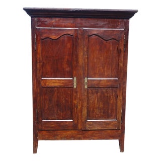19th Century Louis Philippe Walnut Wardrobe For Sale