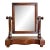 Antique Tabletop Wood Shaving Mirror on Stand For Sale