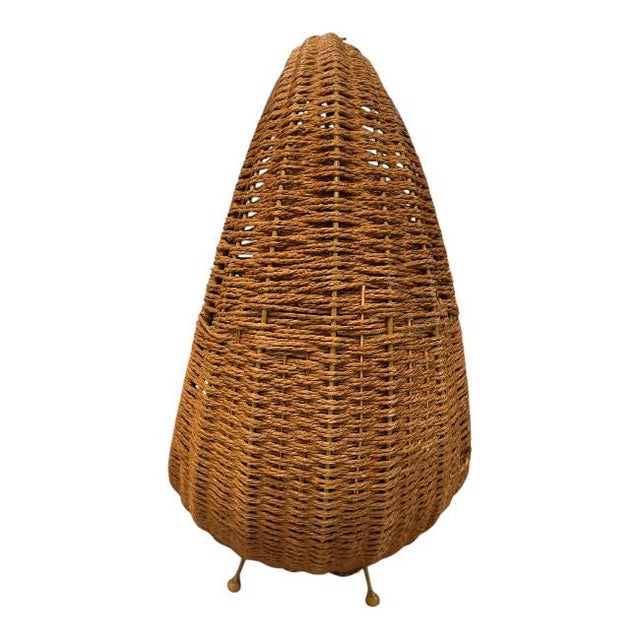 Mid 20th Century Mid Mod Circle Baskets Set For Sale - Image 5 of 7