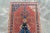 Late 1800s Antique Maroon Red Diamond Medallion Wool Hand-Knotted Rug - 5' X 8'9" For Sale - Image 4 of 10