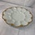 Shabby Chic 1950s Boho Chic Opaline Milk Glass Deviled Egg Plate With 22k Gilt Edge For Sale - Image 3 of 5