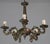 Metal Vintage Brass Chandelier, 1960s For Sale - Image 7 of 14