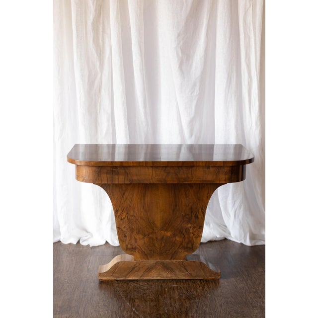 Pair of 1930s French Art Deco Demilune Tables For Sale - Image 13 of 18