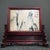 Marble Landscape Table Screen, Rosewood Framed Natural Stone Painting Desk Screen For Sale - Image 9 of 9