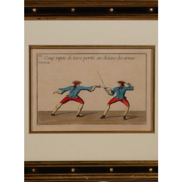 18th Century Framed French Military Engravings- A Set of 8 For Sale - Image 4 of 5