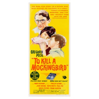 "To Kill a Mockingbird" Original Vintage Movie Poster, Australian, 1964 For Sale