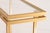 French Gilded Metal Console Table by Pierre Vandel, 1970s For Sale - Image 4 of 12