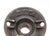 Pair of Antique 3 In. Cast Iron Aesthetic Rosettes For Sale - Image 4 of 5