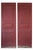 Wood French Architectural Handmade Cherrywood Manoir Doors, 1890s, Set of 2 For Sale - Image 7 of 7