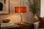 Mid-Century Modern Mid-Century Leather and Brass Table Lamp with Drum Shade, 1950s For Sale - Image 3 of 12