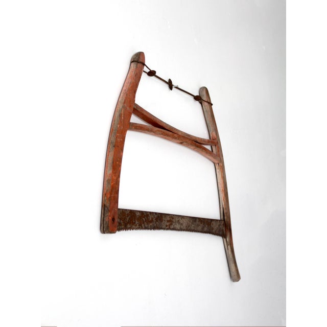 Antique Primitive Bow Saw For Sale - Image 9 of 10