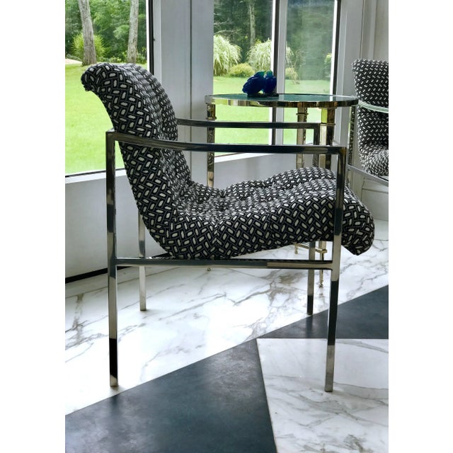 1970s Milo Baughman Chairs For Sale - Image 5 of 9