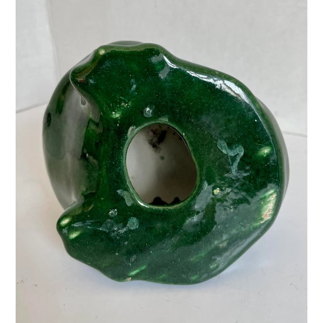 California Ceramic Pottery Figurative Frog Spitter For Sale - Image 10 of 10