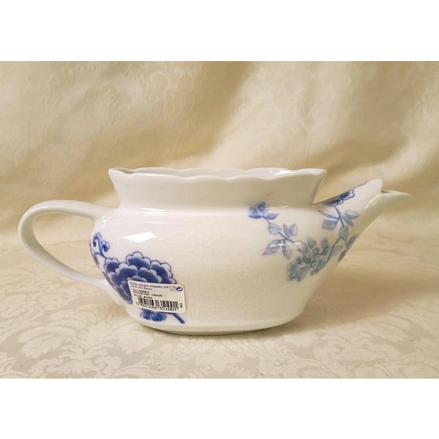 Vista Alegre Blue Bird Blue and White / Sauceboat Crown Model Porcelain Gravy Tureen - New For Sale In Savannah - Image 6 of 11