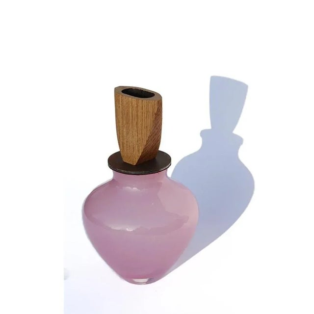 Ohana Stacking Petal & Triangle Vessel by Pia Wüstenberg Unique Piece. Handmade In Europe. Dimensions: Ø 19 x H 34 cm....