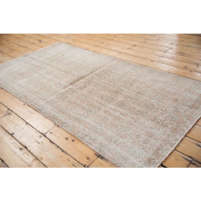 Antique White Vintage Distressed Sparta Rug Runner - 3'8" X 6'10" For Sale - Image 8 of 11