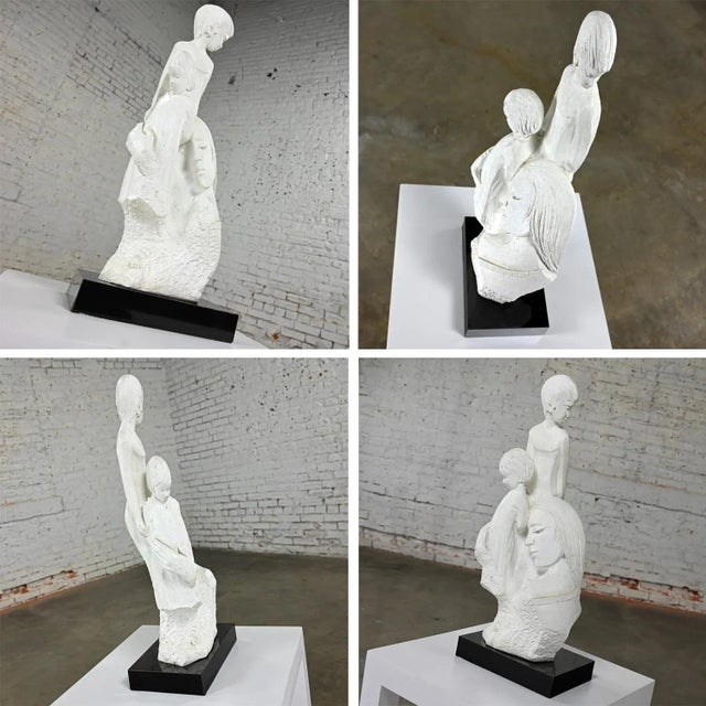 1988 Modern a Mothers Love Sculpture by David Fisher for