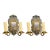 1890 Caldwell Silver and Bronze Neocalssical Sconces - a Pair For Sale