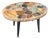 Vintage Stone and Resin Top Side Table For Sale