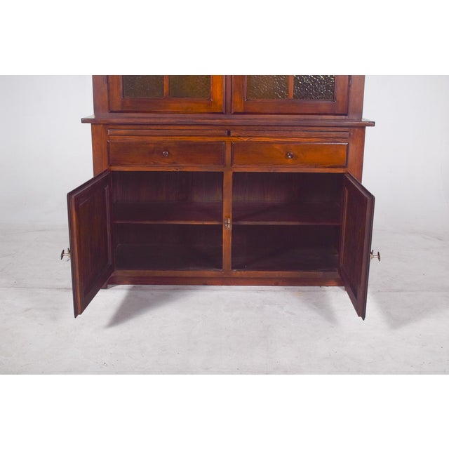 Portuguese Two-Body Display Cabinet For Sale - Image 4 of 15