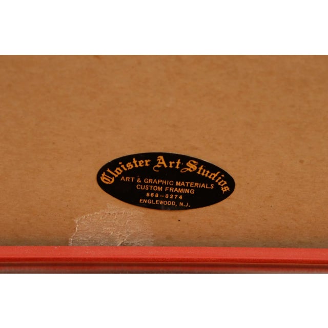 1977 Georges Braem Framed Exhibition Poster For Sale - Image 9 of 10