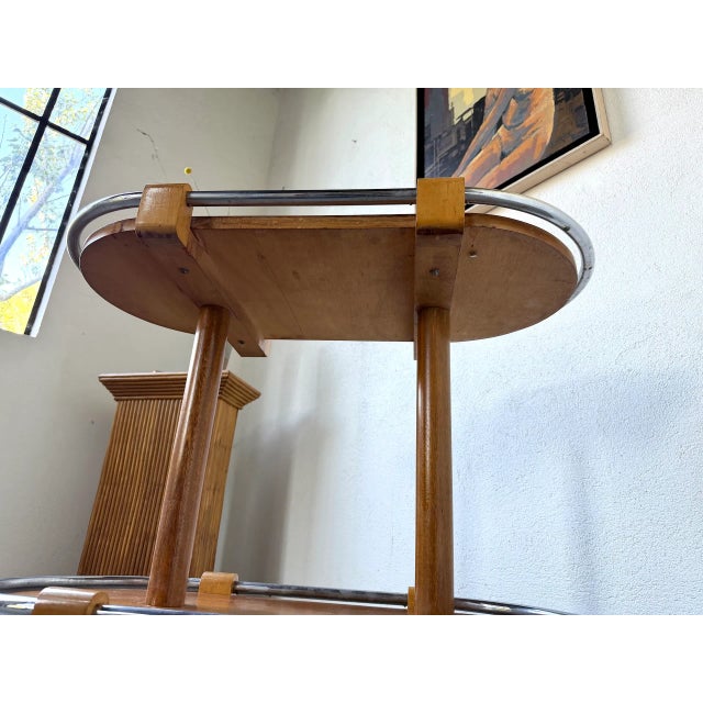 1930s Art Deco Serving Trolley, 1930s For Sale - Image 5 of 17