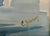 1960s 1960s Oil on Canvas “Dock Time” Artist Signed Carol Sideman For Sale - Image 5 of 5