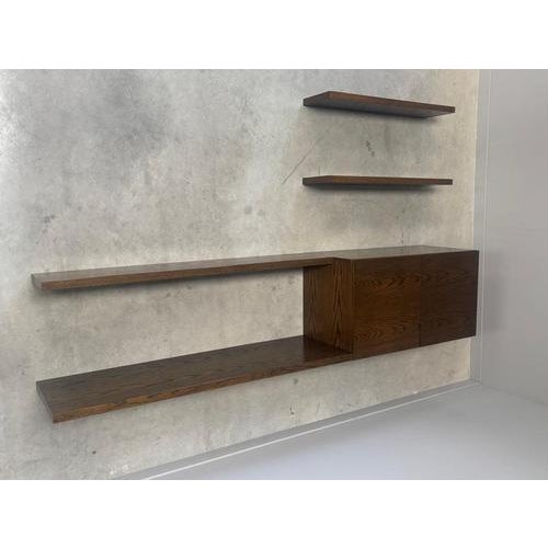 Wenge Wood Wall Unit, 1960s For Sale - Image 4 of 18