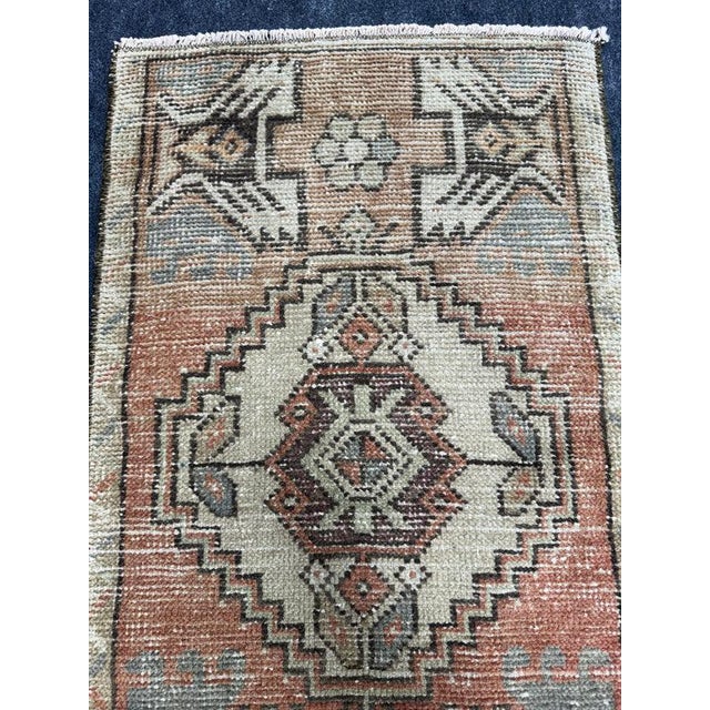 Turkish Yastik Rug 1'8" x 2'11" For Sale - Image 4 of 5