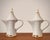 Limoges, France Vintage Limoges White and Gold Dallah Salt and Pepper Shakers For Sale - Image 4 of 8