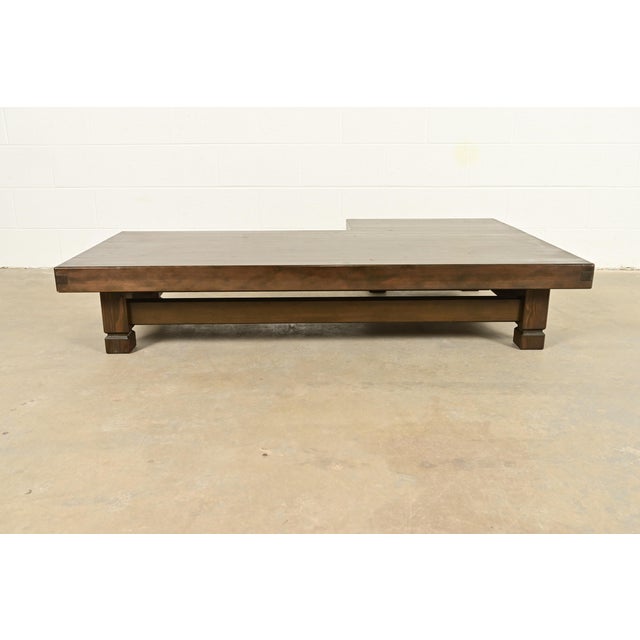 Brown Klaus Rausch Mid-Century Brutalist Geometric Coffee Table, 1960s For Sale - Image 8 of 10