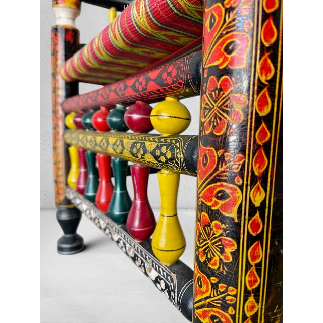 Vintage Pakistani Ceremonial / Punjabi Wedding Chair For Sale - Image 9 of 9