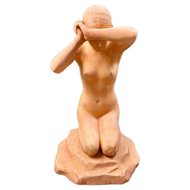 Stanislas Lami, Nude Woman, Early 20th Century, Terracotta For Sale - Image 14 of 18