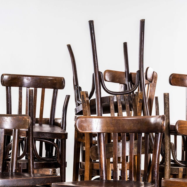 Vintage Dining Chairs in Oak, 1950s, Set of 6 For Sale - Image 11 of 12