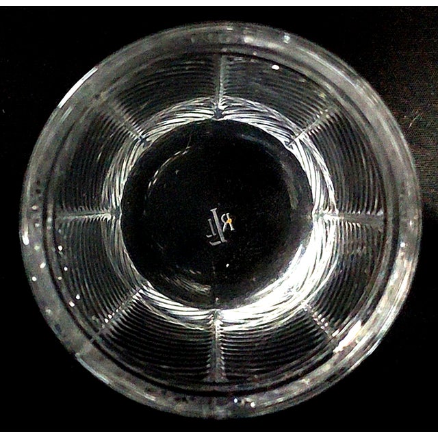 Ralph Lauren Ralph Lauren Herringbone Crystal Tumblers, Set of 8 For Sale - Image 4 of 4