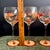 Orange Vintage Gibson Fall Leaf Balloon Wine Glasses (Set of 4) For Sale - Image 8 of 8