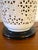 Mid 20th Century Vintage Blanc De Chine Reticulated Porcelain Table Lamp For Sale - Image 5 of 6