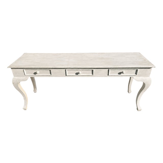 Chippendale Console Table in Wood, 1960s For Sale