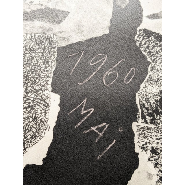 Modern Jean Dubuffet, Composition with Characters, Lithograph, 1960 For Sale - Image 3 of 6