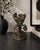 An exceptional vintage cast metal jardinere or sculptural decorative vessel executed in the Art Nouveau taste, featuring...