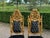 c.1900 Italian Rococo Gold Beech Velvet Dining Chairs - Set of 8 Pc For Sale - Image 17 of 18
