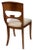 Mid-20th Century Walnut Biedermeier Style Italian Side Chairs Set of 4 For Sale - Image 4 of 6