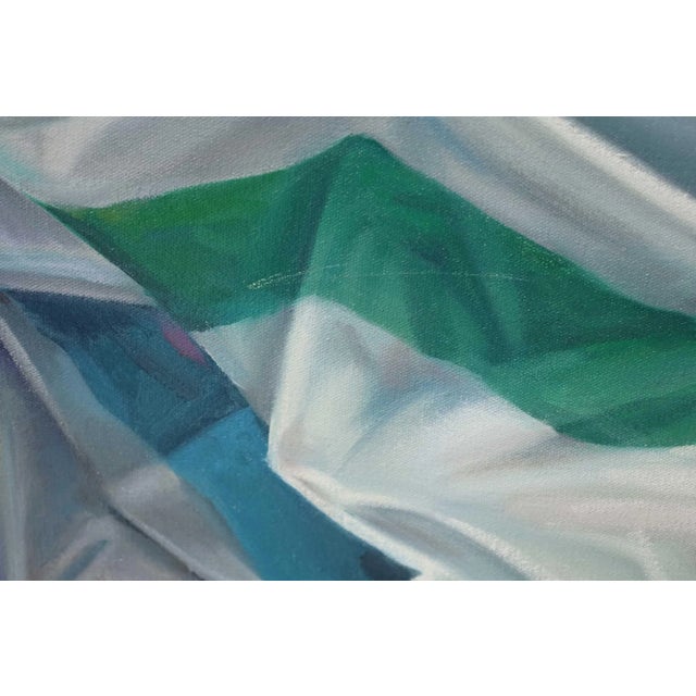 Large Robert Marshall (American/Utah 1944 - 2016), 1987 Oil on Canvas For Sale - Image 4 of 9