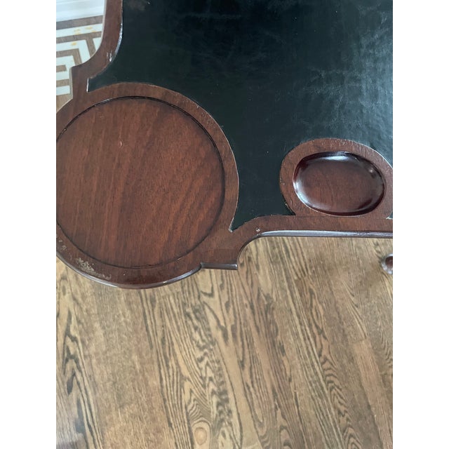 1920s 1920s Wood Console Folding Table For Sale - Image 5 of 10