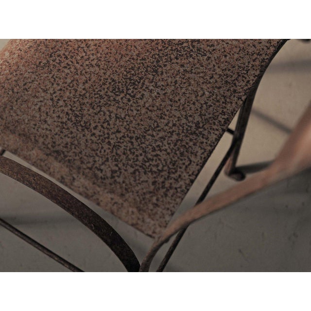 Riveted Steel and Patinated Sheet Metal Chairs, 1920, Set of 2 For Sale - Image 17 of 18