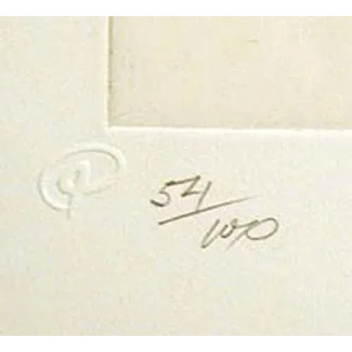 1987 "Central Park" Hand-Painted Figurative Etching by William Papas For Sale - Image 4 of 5