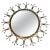 Circa 1970 French Brass and Brushed Steel Sunburst Mirror For Sale - Image 13 of 13