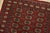 Bokhara Rug 4’1” X 6’5” Red Wool Tribal Hand-Knotted Oriental Carpet For Sale In Philadelphia - Image 6 of 12
