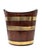 Antique Dutch Georgian Mahogany Brass-Bound Peat Bucket, 1830s For Sale - Image 9 of 11